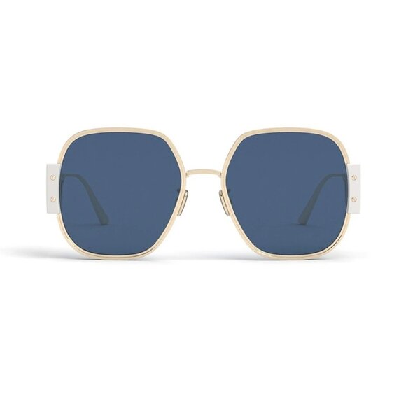 NEW DIOR BLUE WOMEN GEOMETRIC DIOR SUNGLASSES - Picture 2 of 3